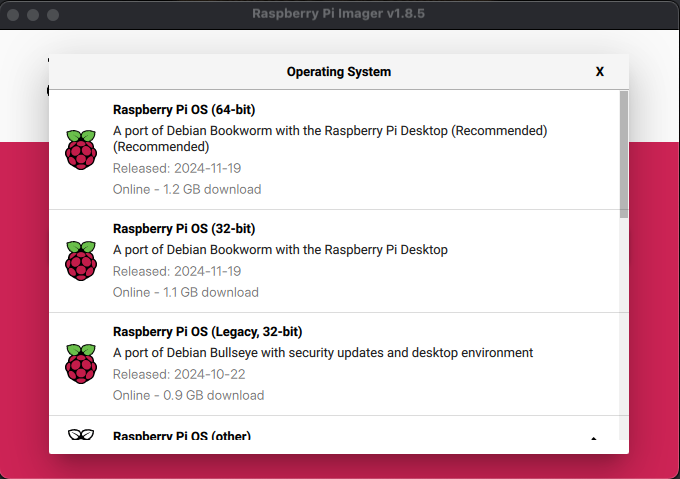Raspberry Pi Imager Setup