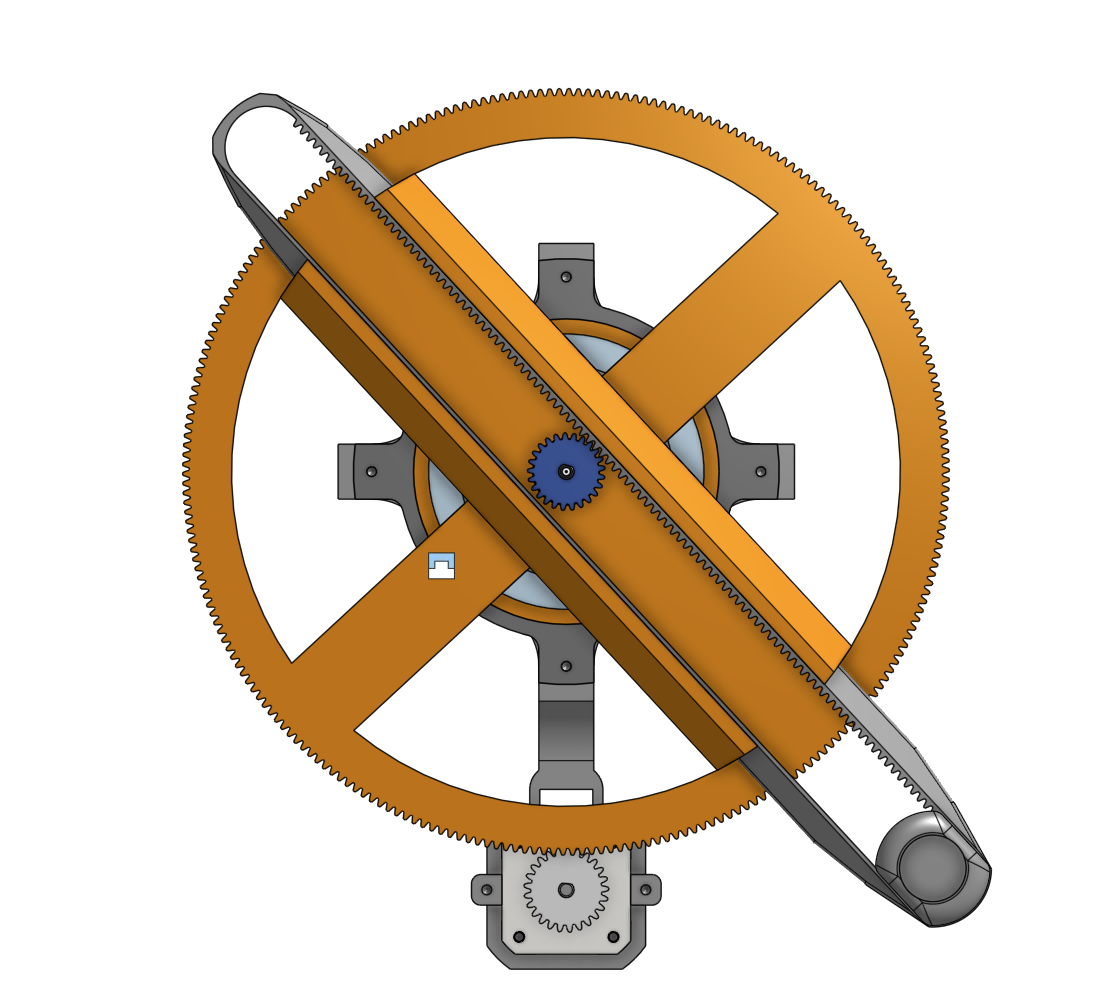 Radial Arm and Spur Gear